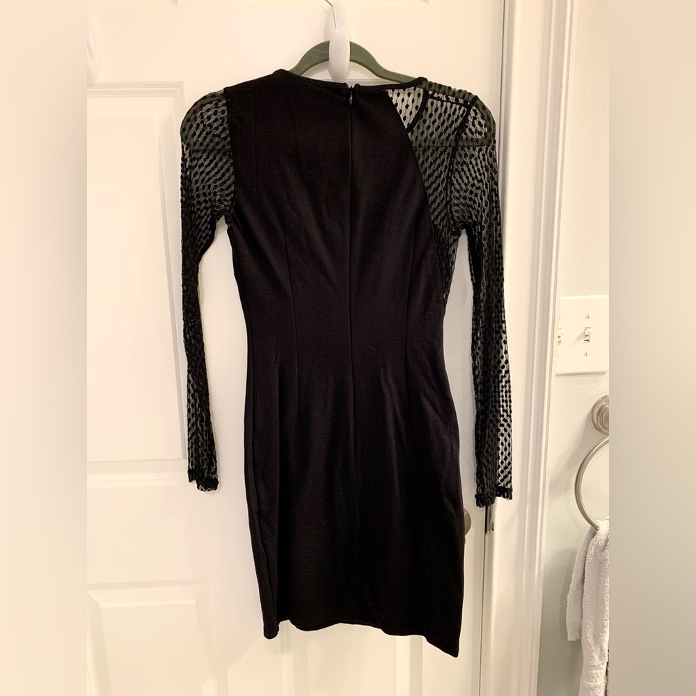 GUESS • Cocktail-hour Black Lace Mini Dress - Picture 6 of 6
